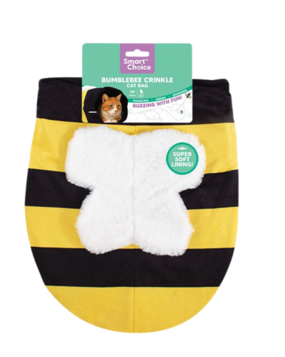Smart Choice Bumblebee Cat Crinkle Bag – 48cm x 36cm