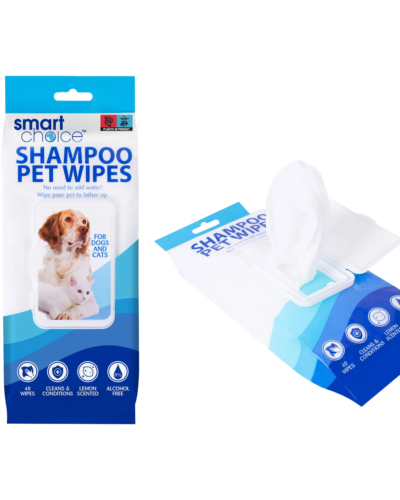Smart Choice pet shampoo wipes 40 pack